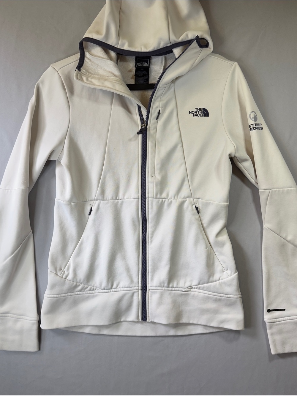 The North Face Steep Series Women’s White Hooded Softshell Jacket